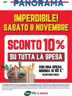 Anteprima dell'opuscolo Volantino Sconto 10% dal negozio Panorama valido da 08/11/2025