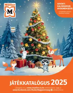 Müller - Játékkatalógus 2025 megtekintése, amely érvényes 2025.10.27.-től