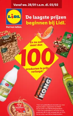 Voorbeeld van Folder week 5 van winkel Lidl geldig vanaf 28/01/2026