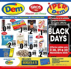 Anteprima dell'opuscolo Black Friday dal negozio DEM valido da 27/11/2025