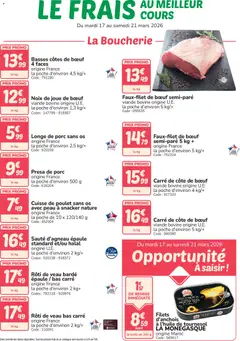 Prévisualisation de Promocash Frais au meilleur cours du magasin Promocash formulaire valide 17/03/2026