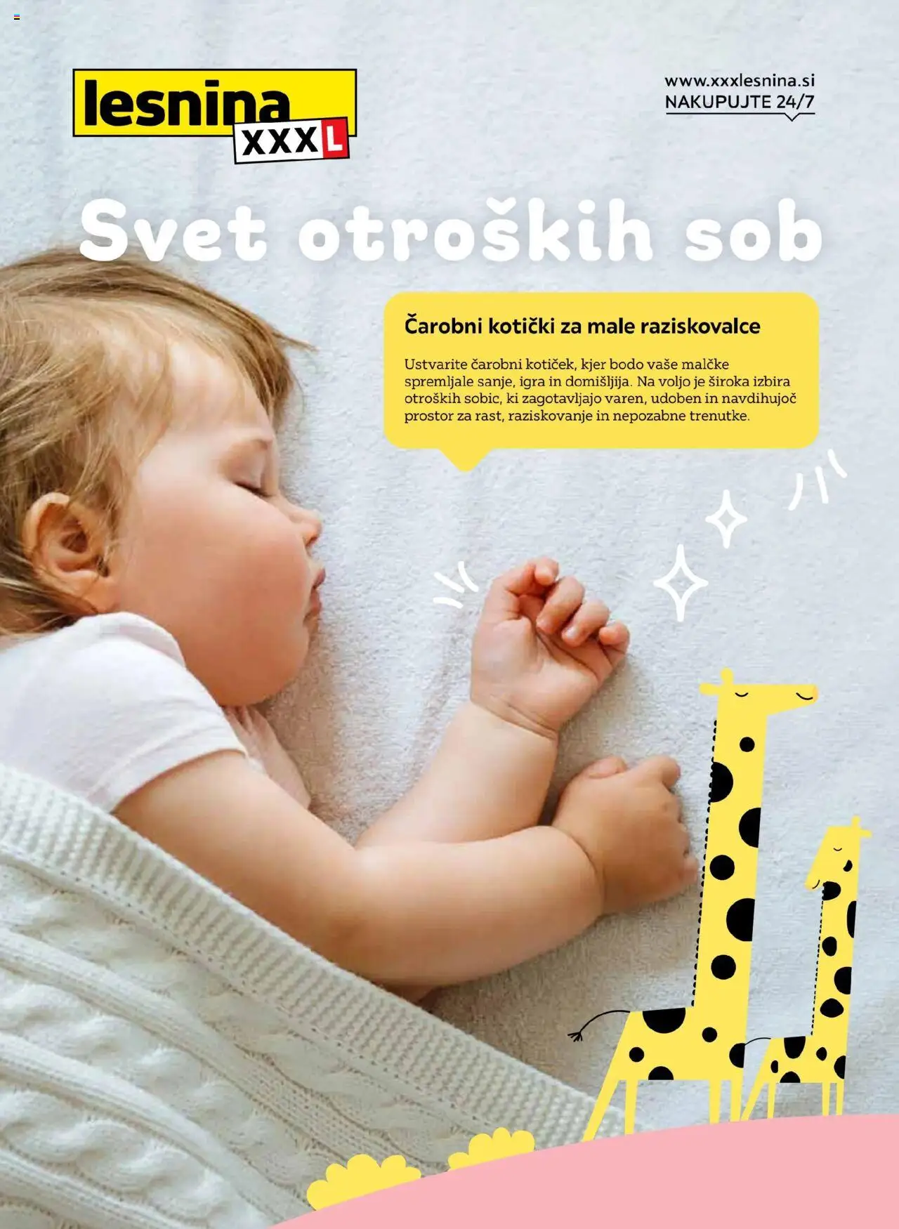 XXXL Lesnina Katalog svet otroških sob od 08.08.2025 - aktualna ponudba - stran 1