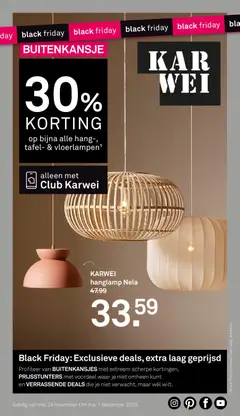 Voorbeeld van Black Friday van winkel KARWEI geldig vanaf 24-11-2025
