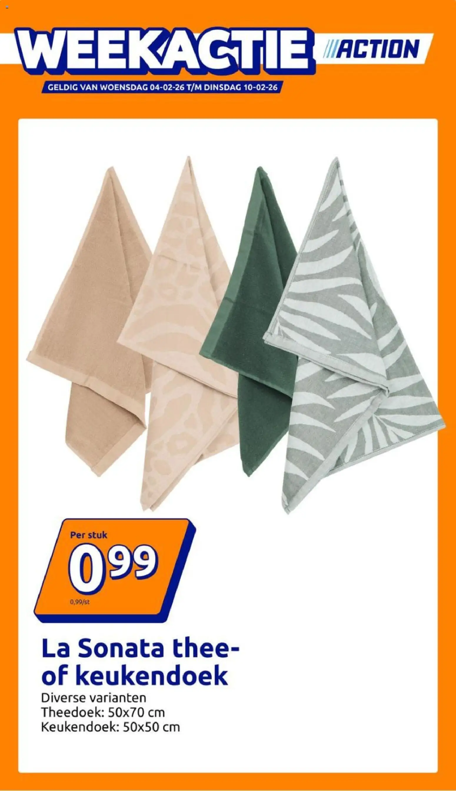 Voorbeeld van Folder week 6 van winkel Action geldig vanaf 04-02-2026