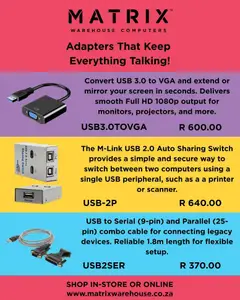 Preview of Matrix Warehouse flyer valid from 18/11/2025