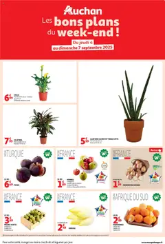 Voorbeeld van Les bons plans du week-end dans votre hyper ! van winkel Auchan geldig vanaf 04/09/2025