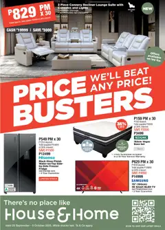 Preview of House and Home flyer valid from 22/09/2025