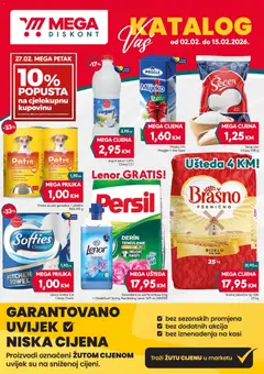 Pregled letka Katalog trgovine Mega Diskont vrijedi od 02.02.2026.