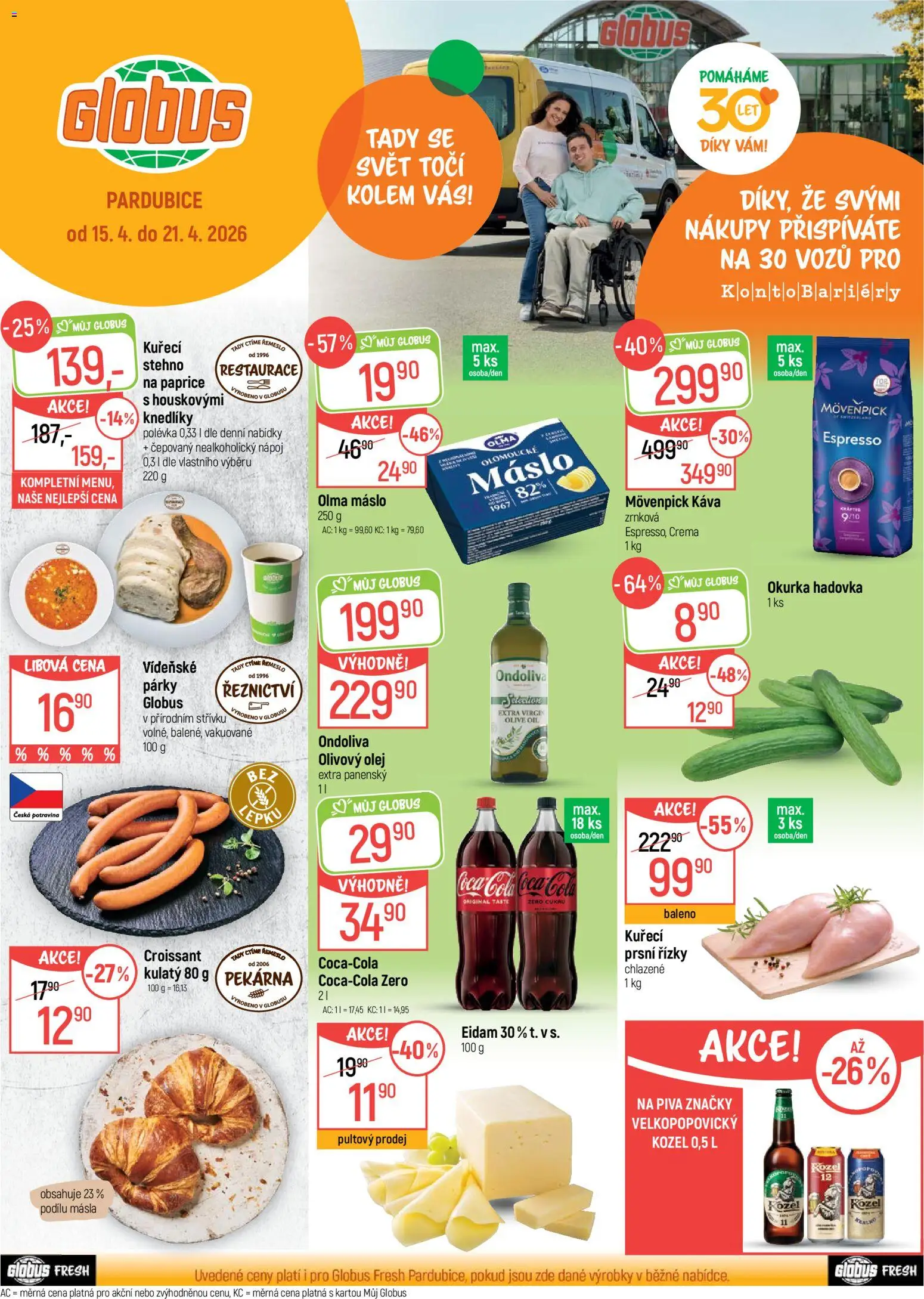 Náhled nabídky: Globus Globus leták - Pardubice platný od 15.04.2026