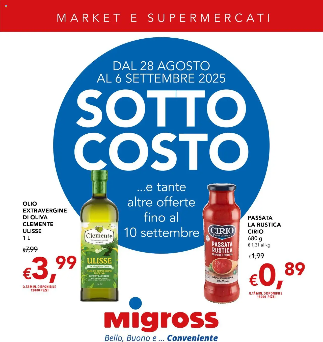 Volantino Migross valido da 28/08/2025 numero di pagina 1