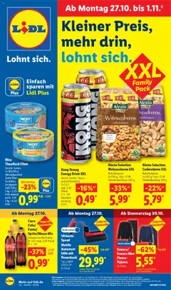Vorschau von dem Prospekt des Geschäftes Lidl, gültig ab dem 27.10.2025