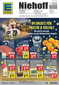 Vorschau von dem Prospekt des Geschäftes Edeka, gültig ab dem 22.12.2025