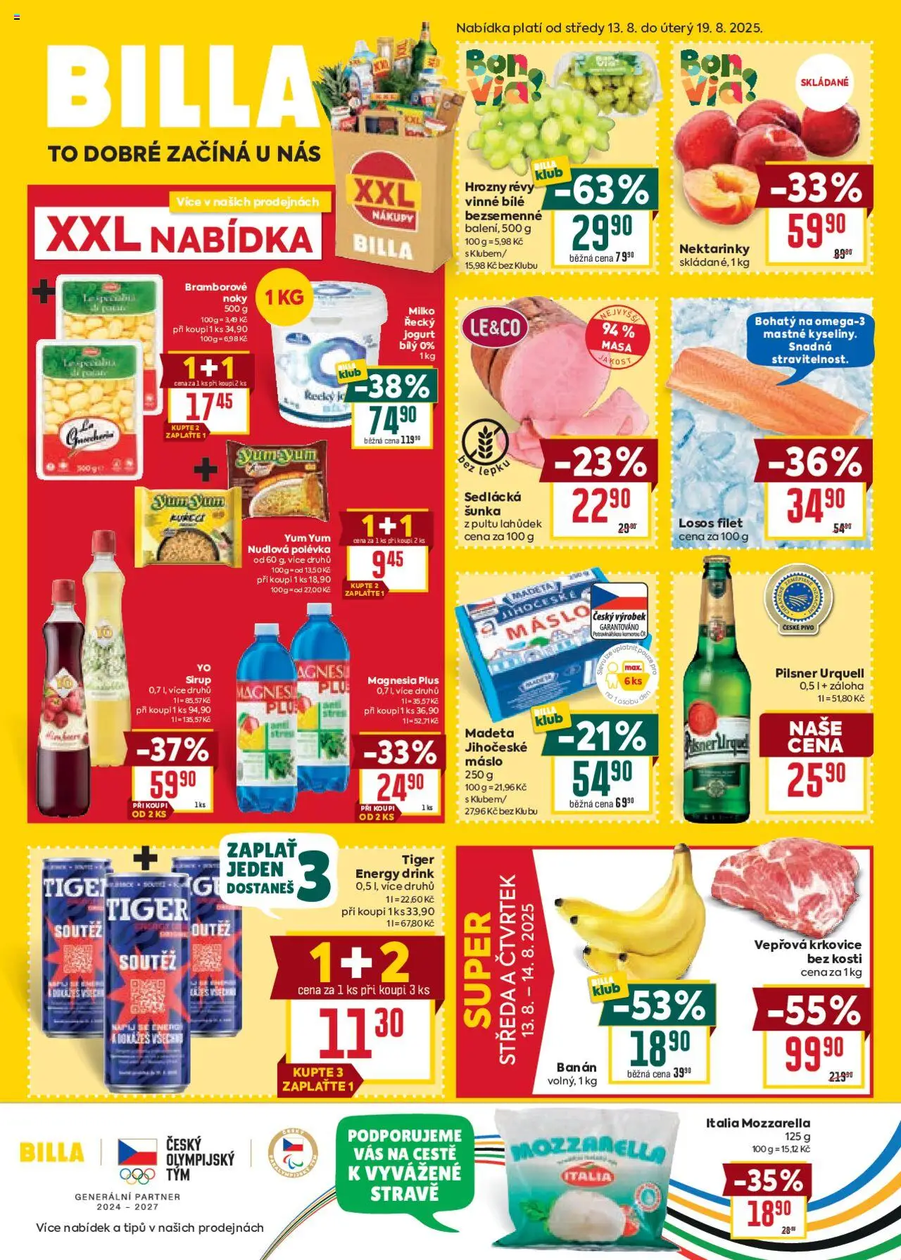  BILLA leták již od 13.08.2025 » Akční "Malý leták"