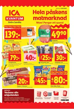 Förhandsgranska reklamblad Södra Sandby från butik ICA Kvantum gäller från 23/03/2026