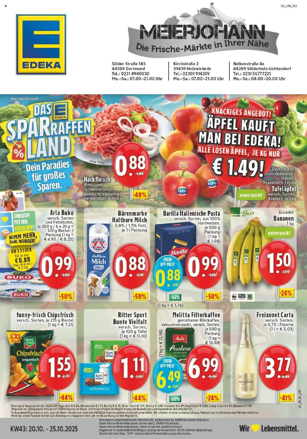 EDEKA Prospekt ab 20.10.2025 - Prospekt Dortmund Online