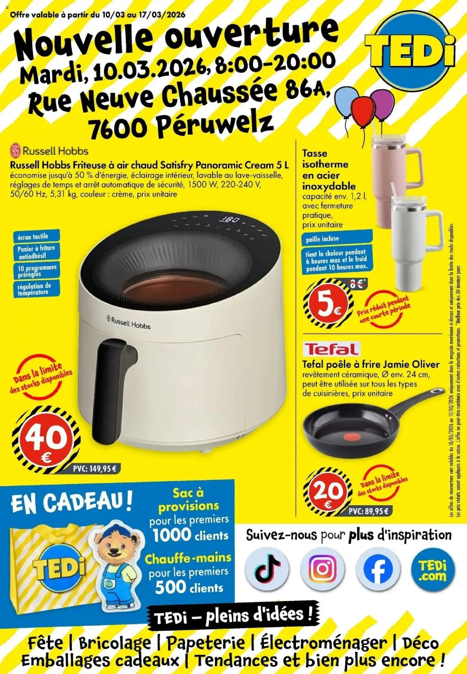 Prévisualisation de TEDi folder tot 12.03.2026 du magasin TEDi formulaire valide 05/03/2026