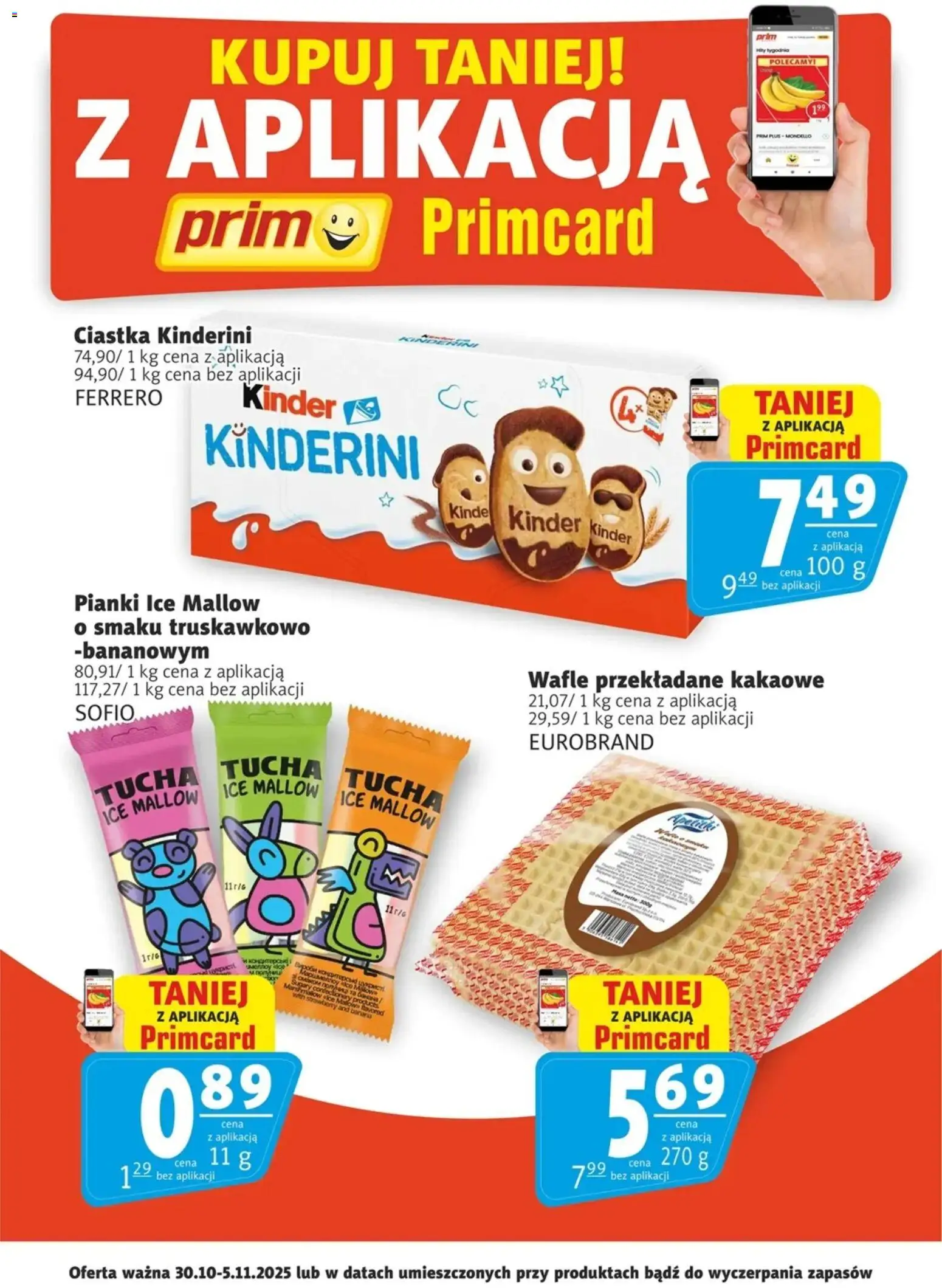 Pogląd gazetki "Promocje Primcard" ze sklepu Prim Market ważnej od 30.10.2025