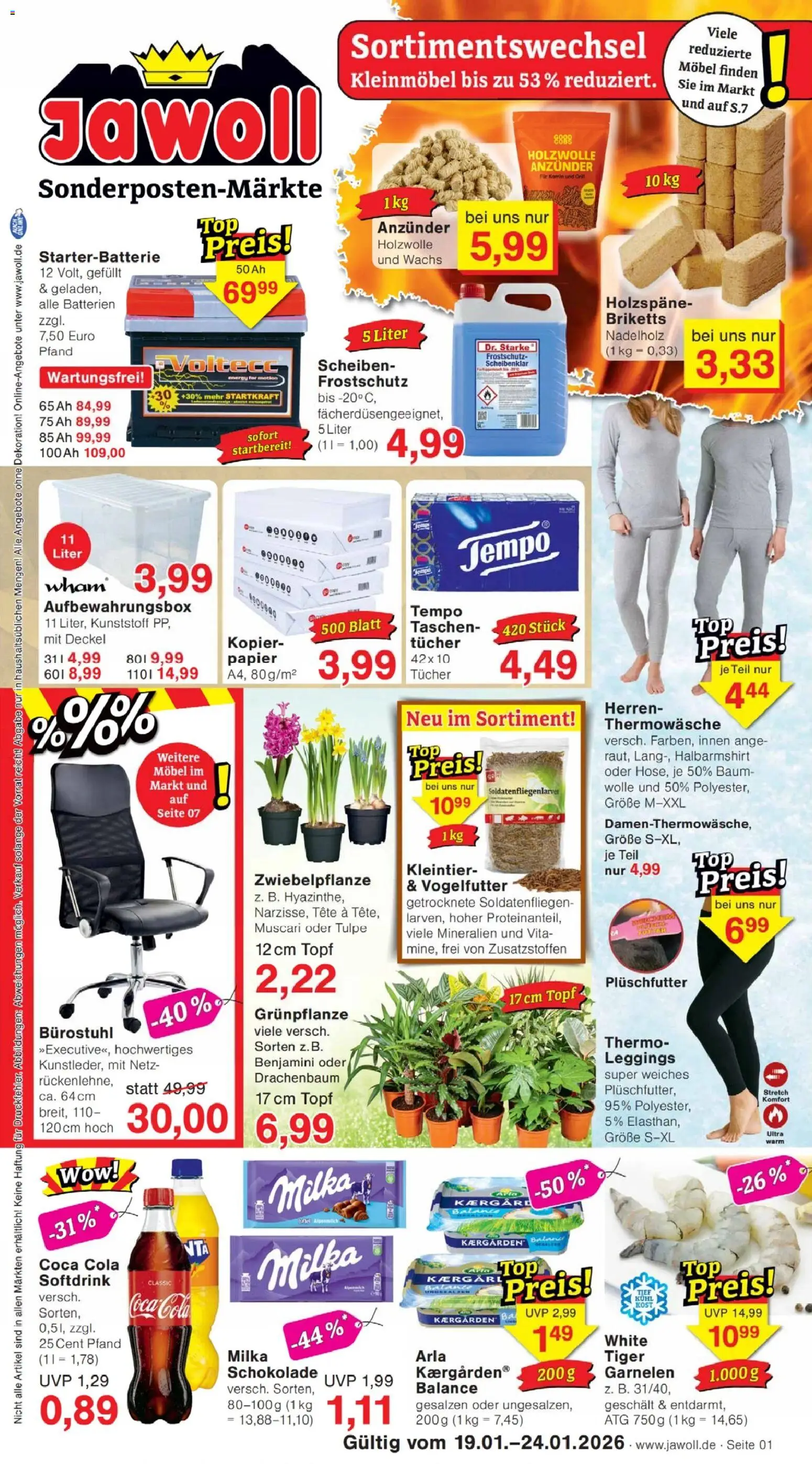 Vorschau von dem Prospekt des Geschäftes Jawoll, gültig ab dem 19.01.2026