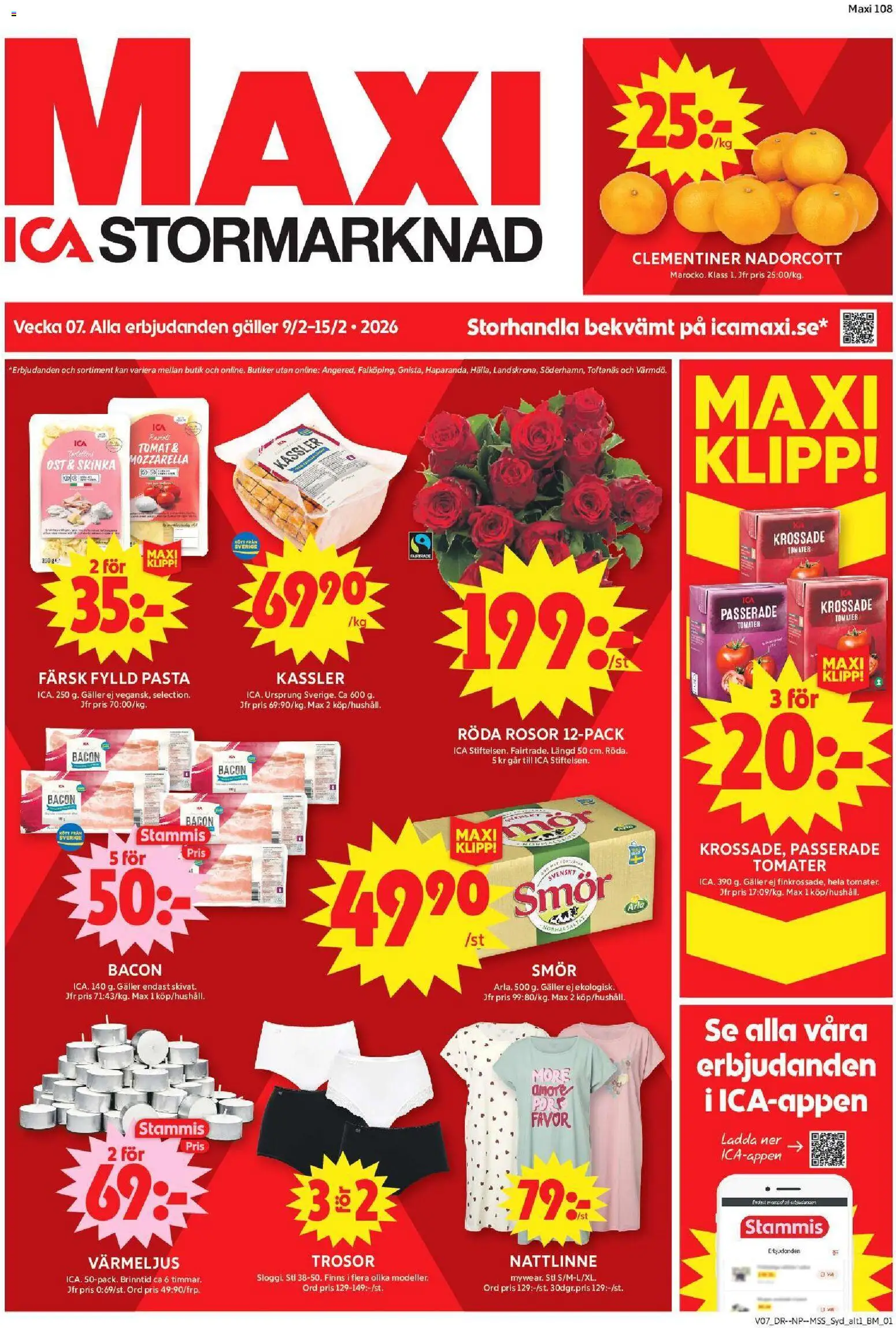 Förhandsgranska reklamblad Malmö från butik ICA Maxi gäller från 09/02/2026