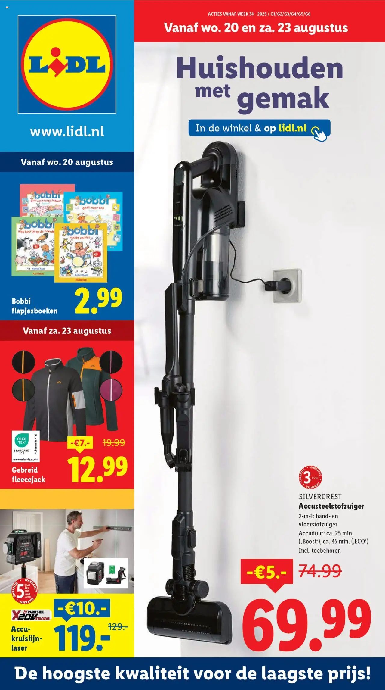 Lidl shop Non Food Folder week 34 geldig vanaf 20-08-2025 - Paginanummer 1