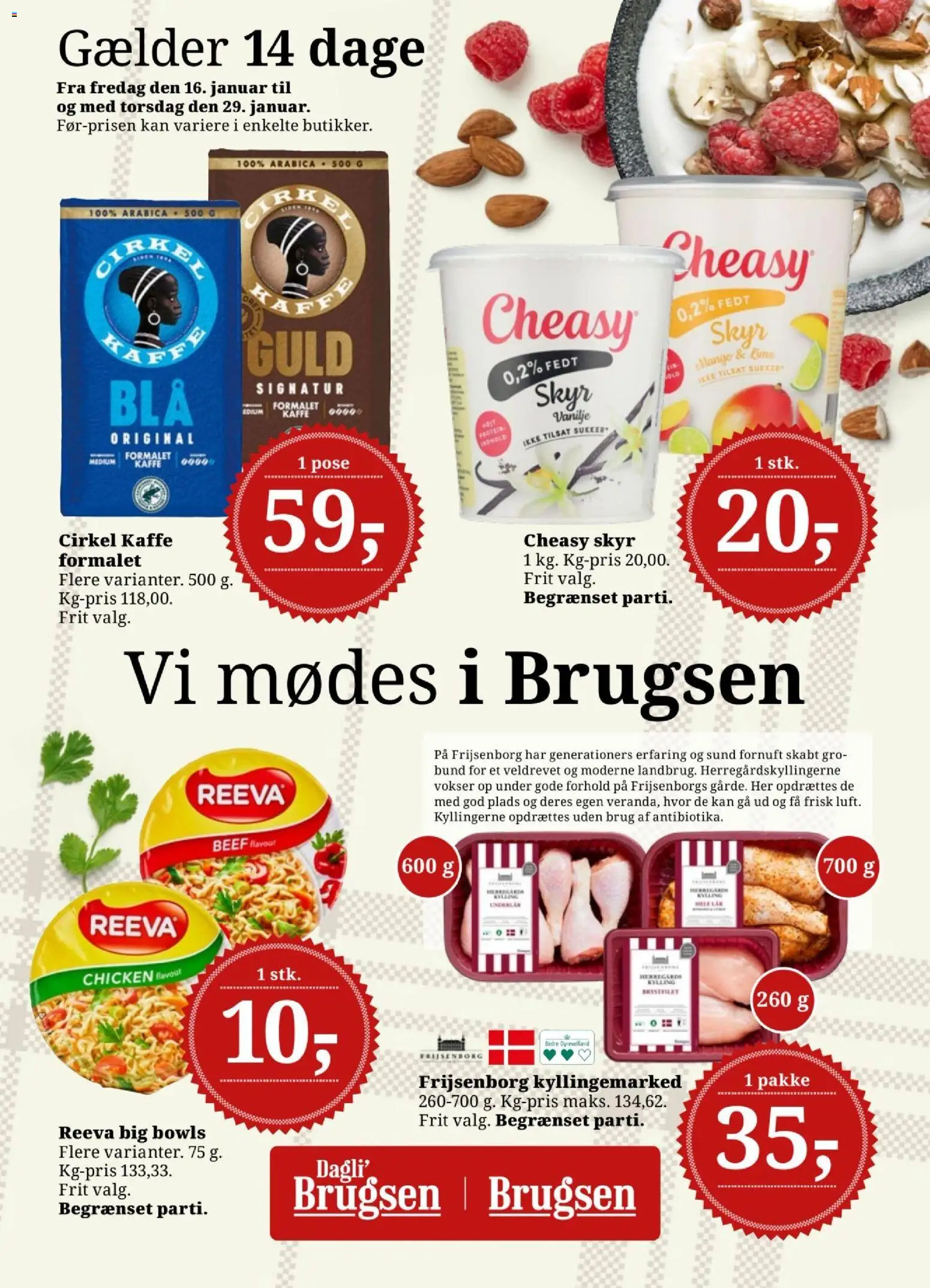Eksempel på tilbudsavis Tilbudsavis fra butik Dagli'Brugsen gyldig fra 16/01/2026