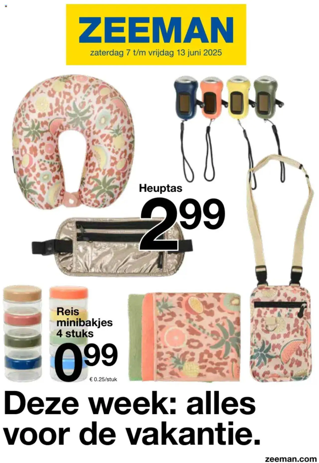 Zeeman shop Folder geldig vanaf 07/06/2025 - Paginanummer 1