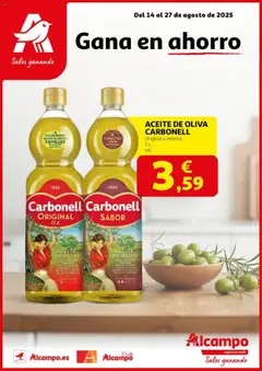 Vista previa del folleto de la tienda Alcampo válido desde el 14/08/2025 