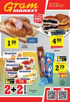 Pogląd gazetki "Gazetka" ze sklepu Gram Market ważnej od 30.07.2025