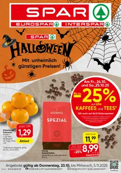 Vorschau der Angebote: Spar Steiermark gültig ab 23.10.2025