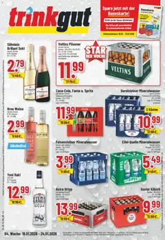 Vorschau von dem Prospekt des Geschäftes Trinkgut, gültig ab dem 19.01.2026