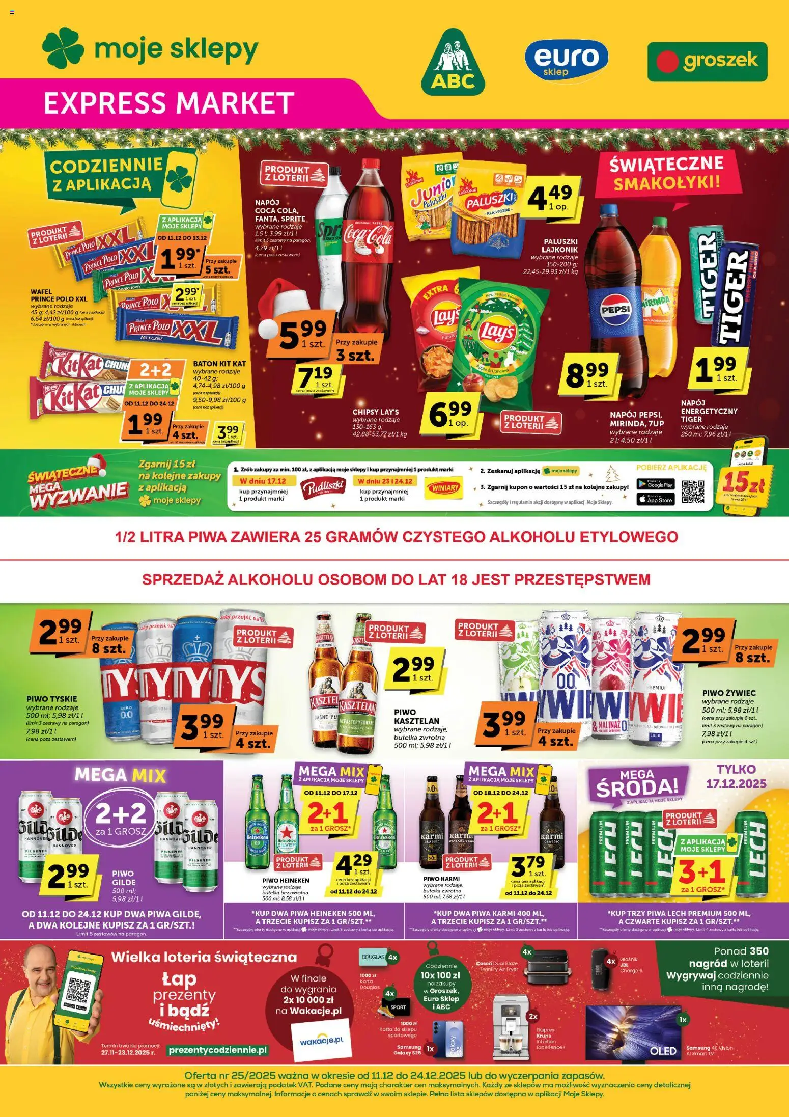 Pogląd gazetki "Expressmarket" ze sklepu Groszek ważnej od 11.12.2025