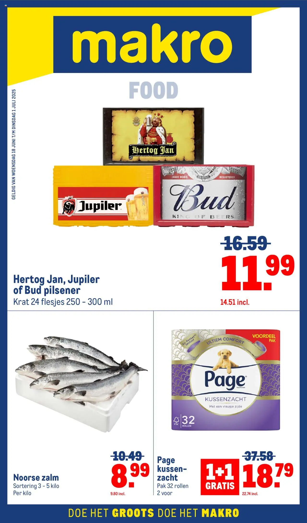 Makro shop Folder geldig vanaf 18-06-2025 - Paginanummer 1