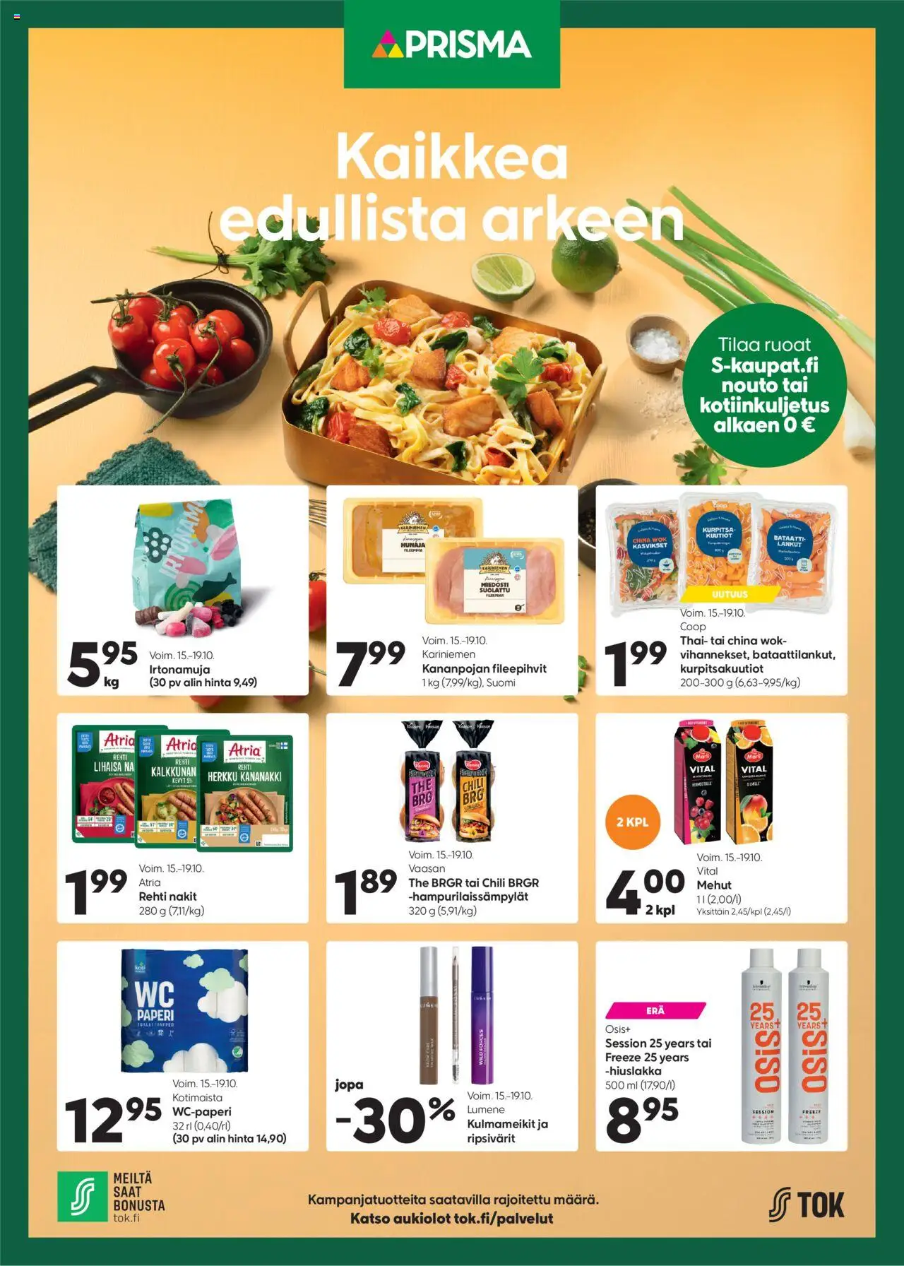 Prisma-kaupan Tarjoukset voimassa 15/10/2025 - Sivulla 1