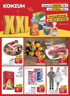 Konzum HR - Akciós újság Konzum HR megtekintése, amely érvényes 2026.01.14.-től
