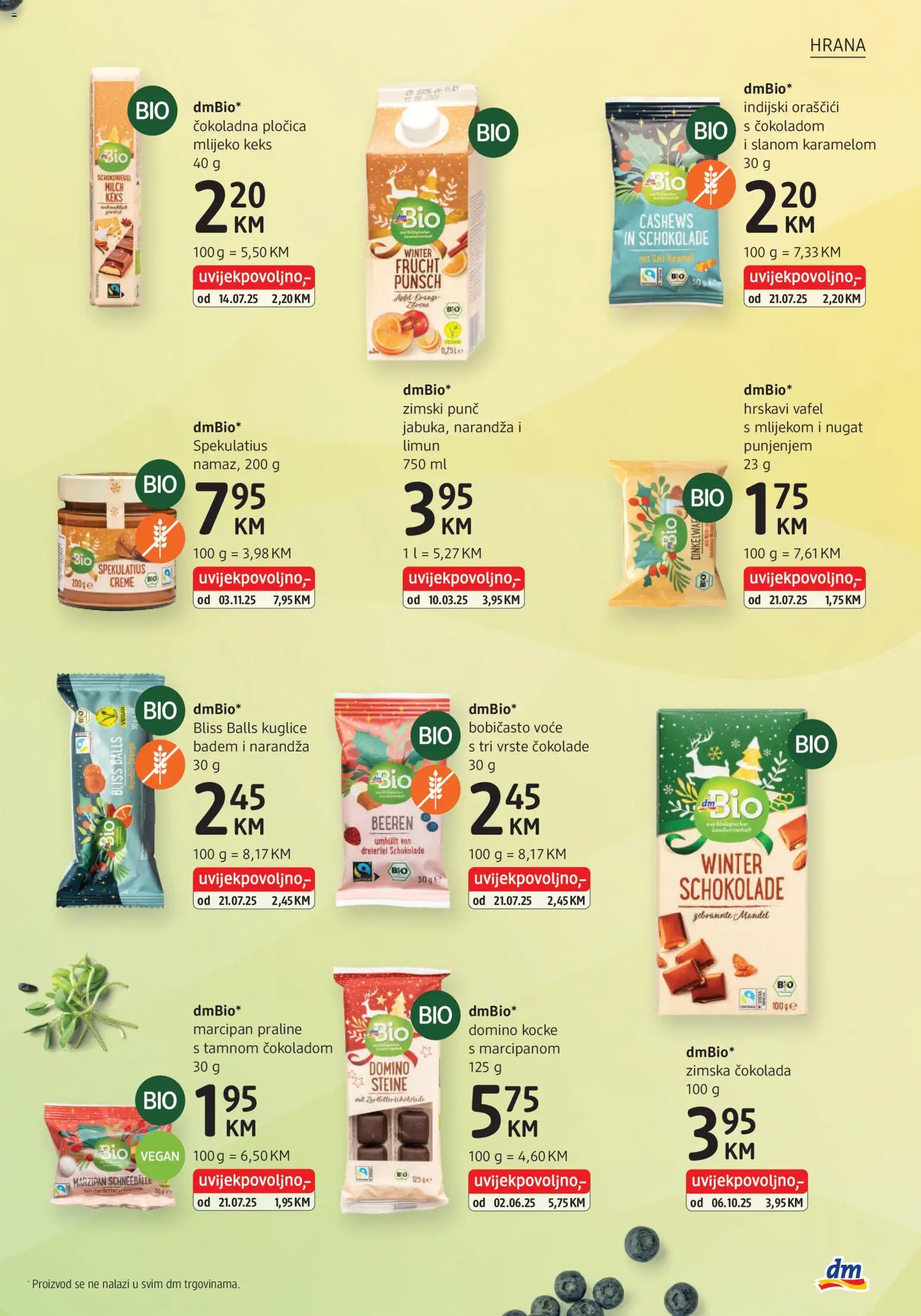 Pregled letka Katalog trgovine DM Drogerie vrijedi od 2025.12.01