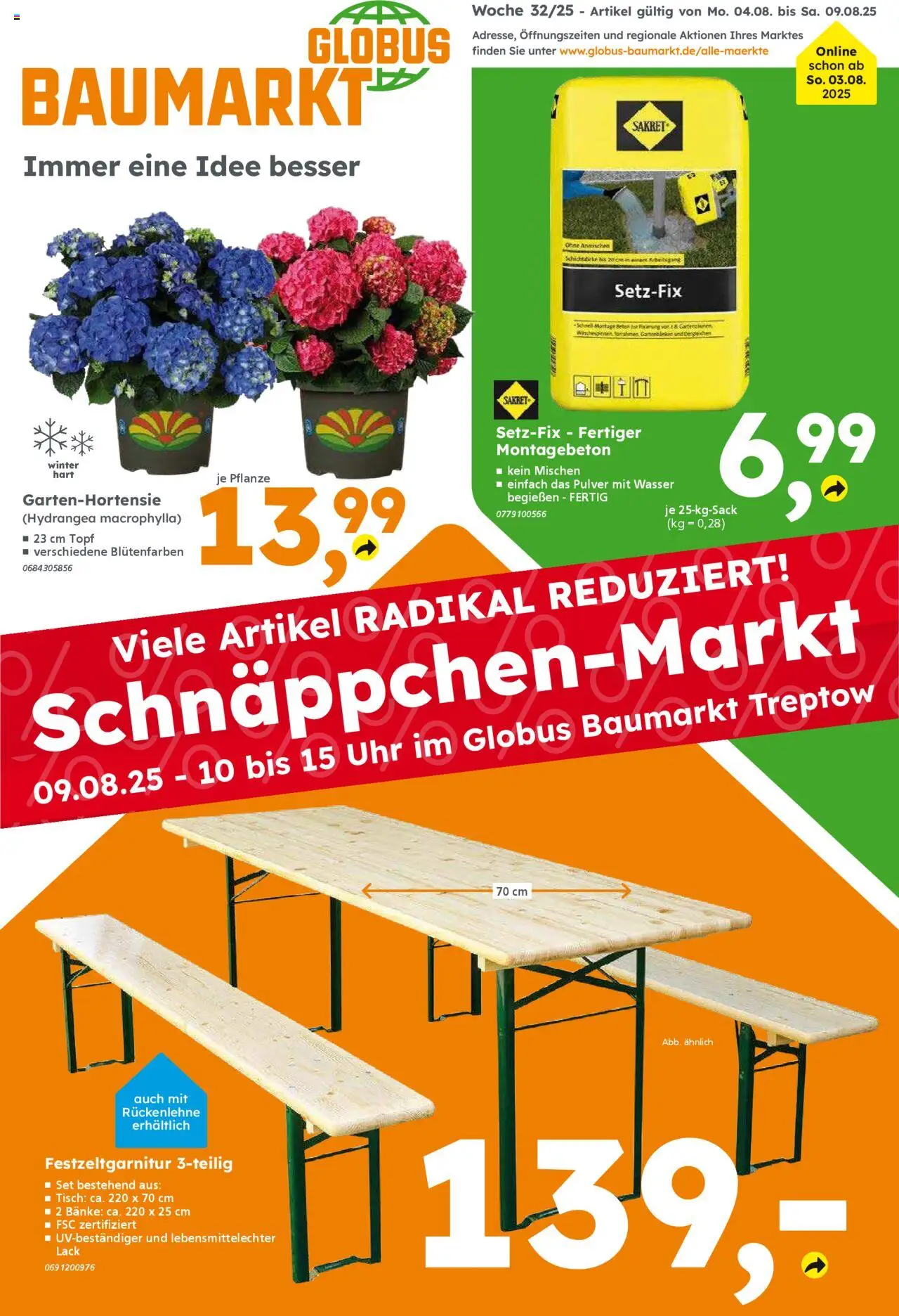 Globus Baumarkt Prospekt (vom 03.08.2025 - 09.08.2025)