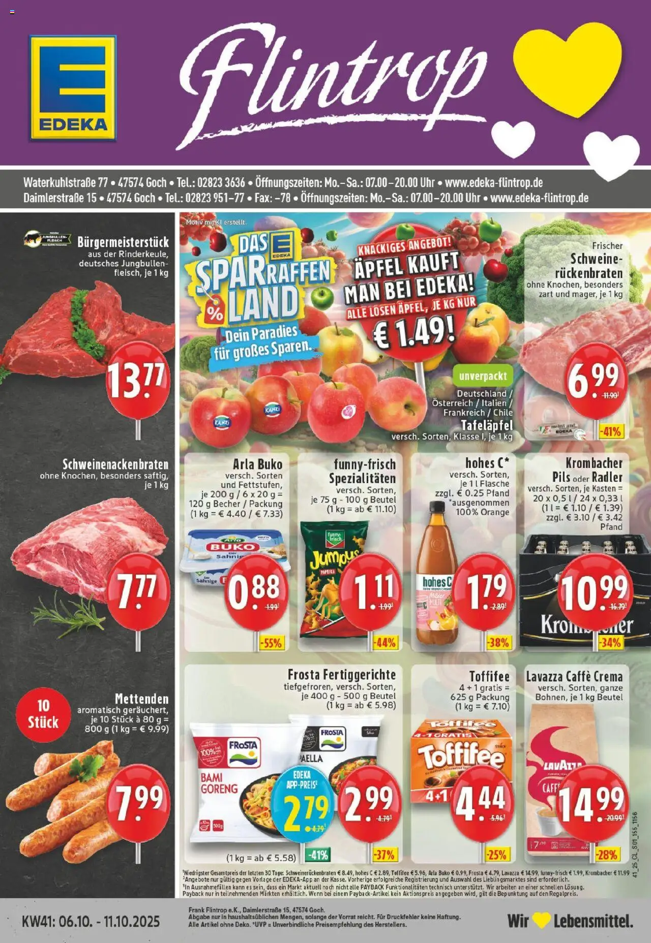 EDEKA Prospekt ab 06.10.2025 - Prospekt Goch Online