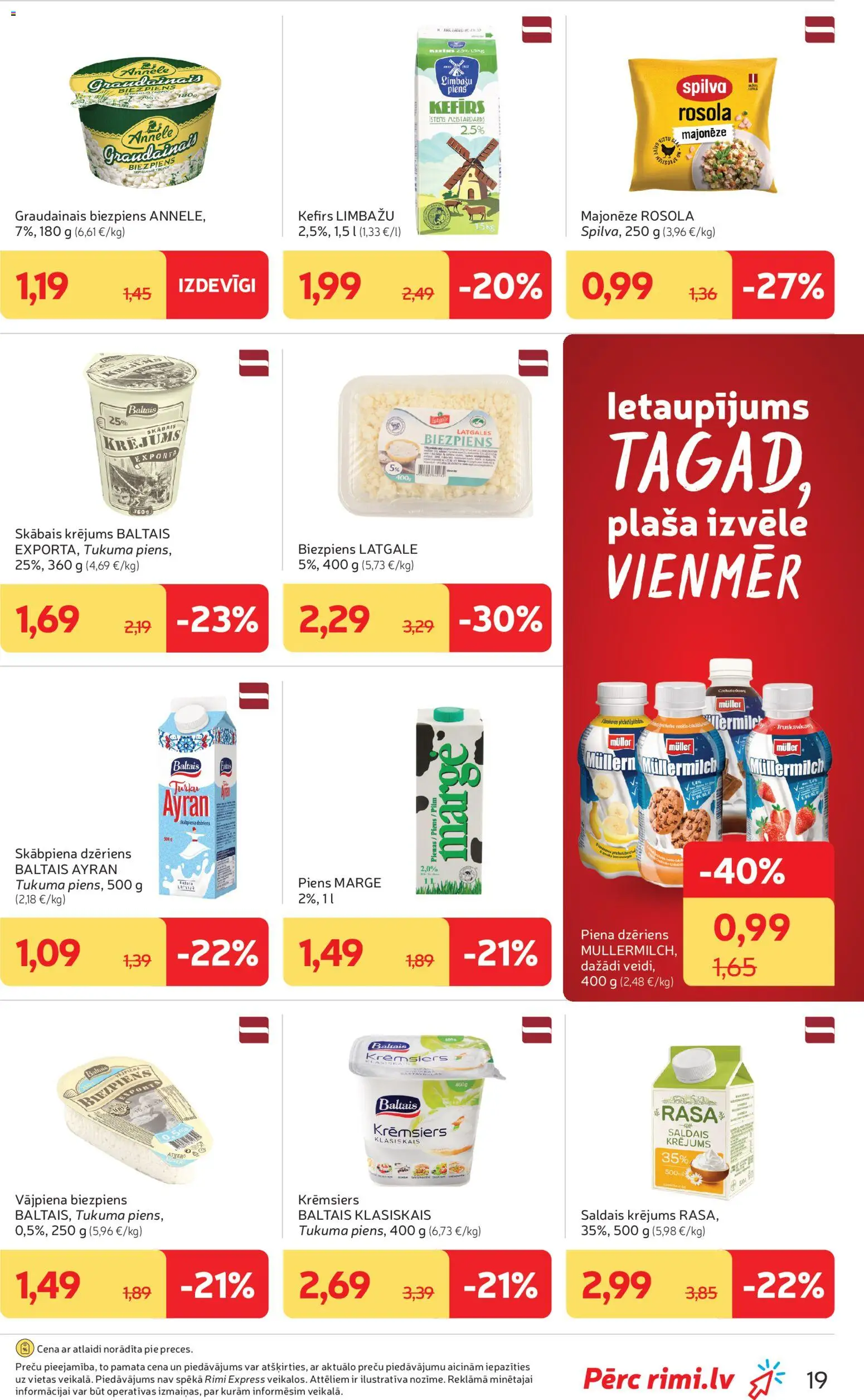 Skatīt Rimi akciju bukletu, derīgs no 2025.12.09
