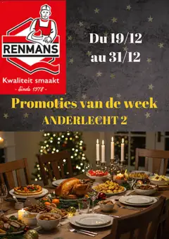 Voorbeeld van Folder / Publicité van winkel Renmans geldig vanaf 19/12/2025