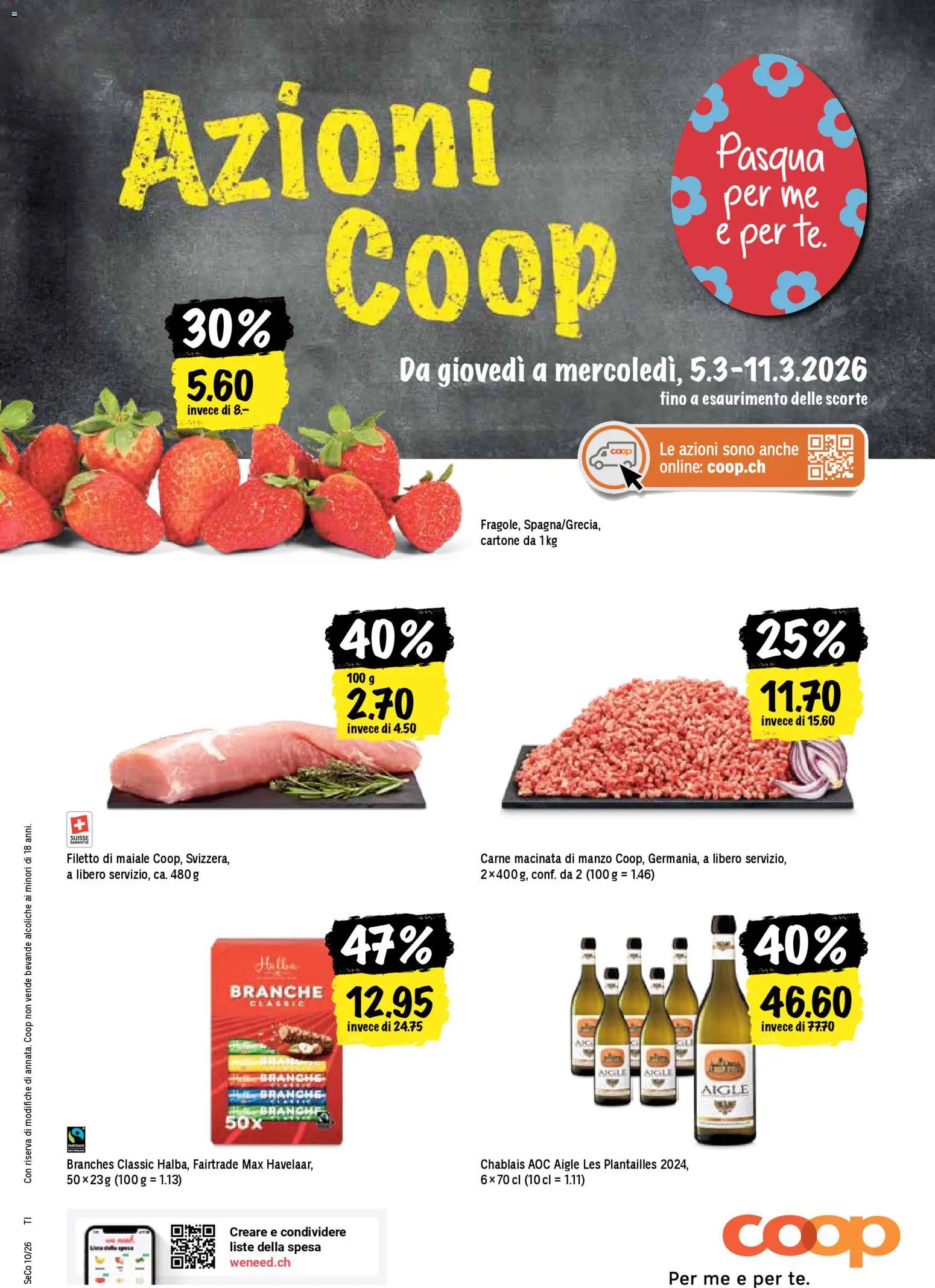 Vorschau des Merkblatts Coop aktionen IT vom Shop Coop gültig von 05.03.2026 bis 11.03.2026