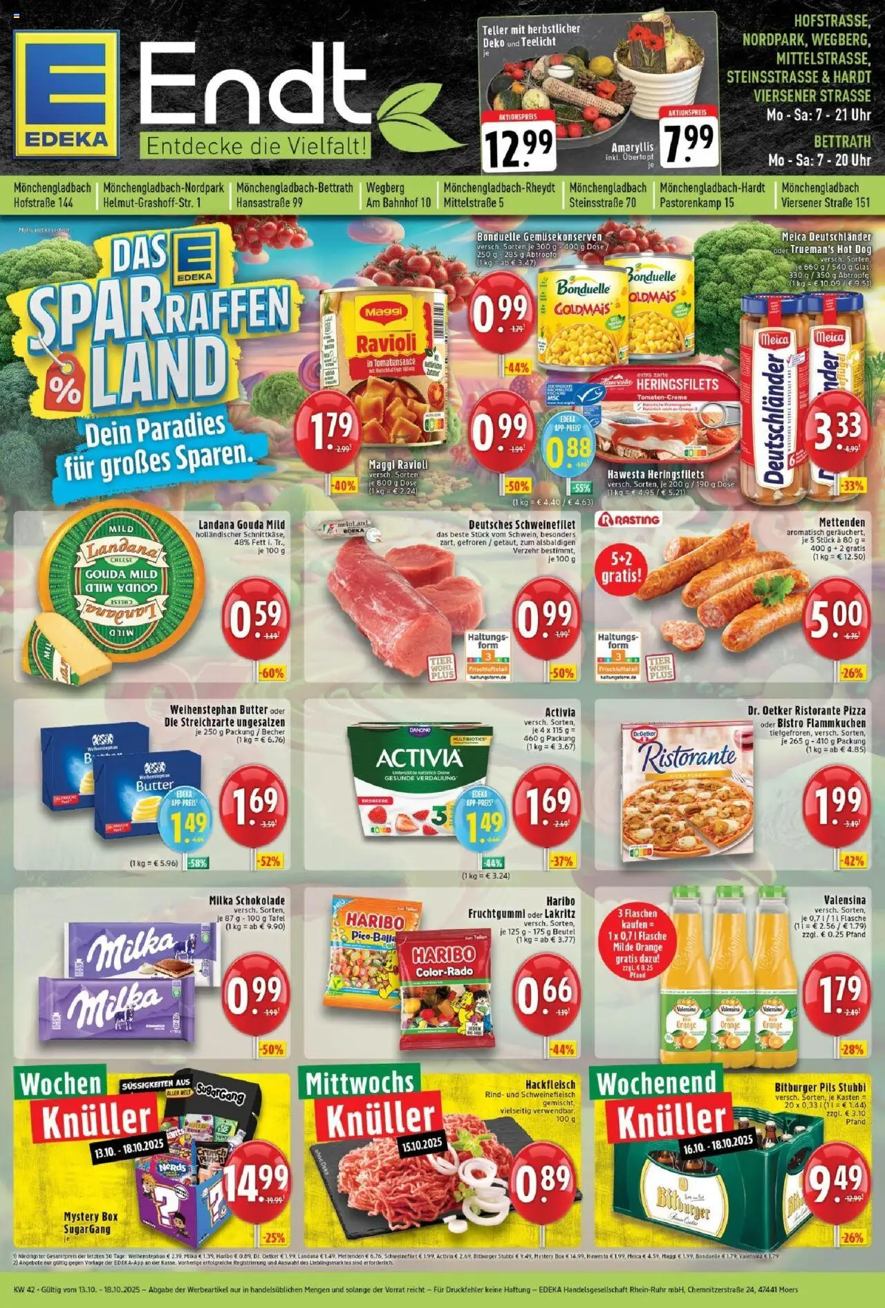 EDEKA Prospekt ab 13.10.2025 - Prospekt Mönchengladbach Online