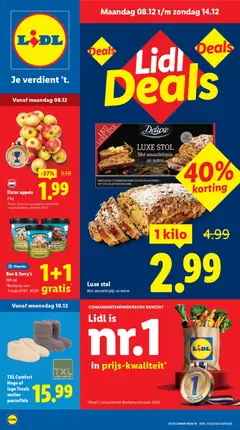 Voorbeeld van Folder week 50 van winkel Lidl geldig vanaf 08-12-2025