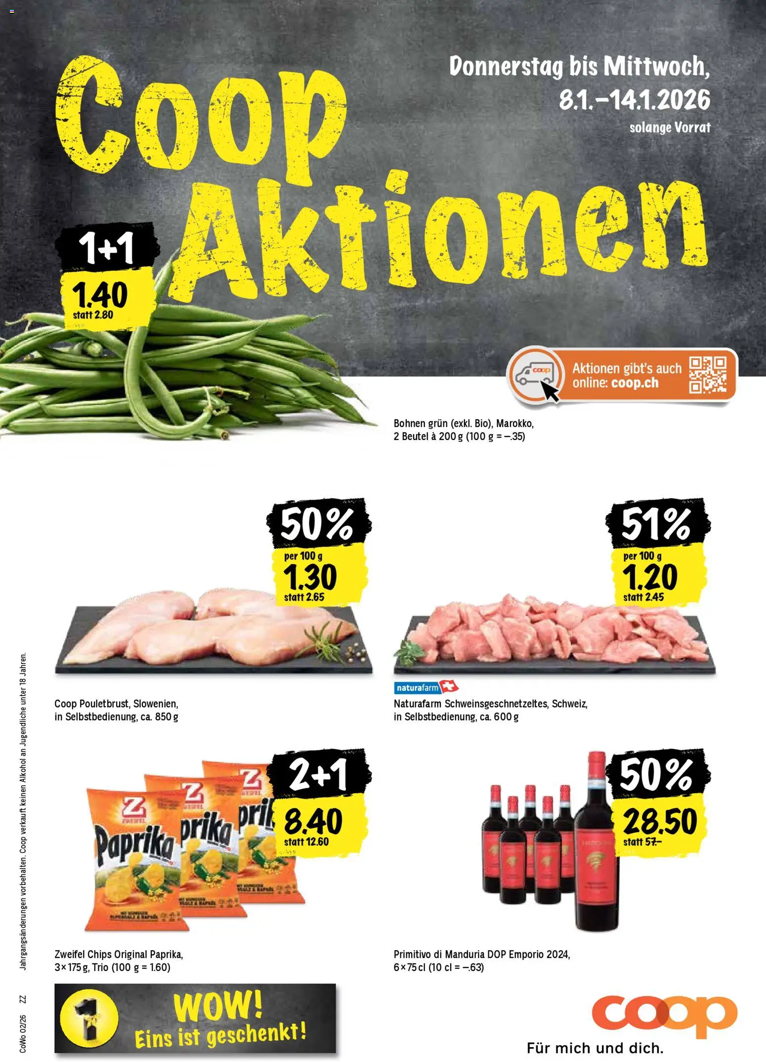 Vorschau des Merkblatts Aktionen vom Shop Coop gültig von 08.01.2026 bis 14.01.2026