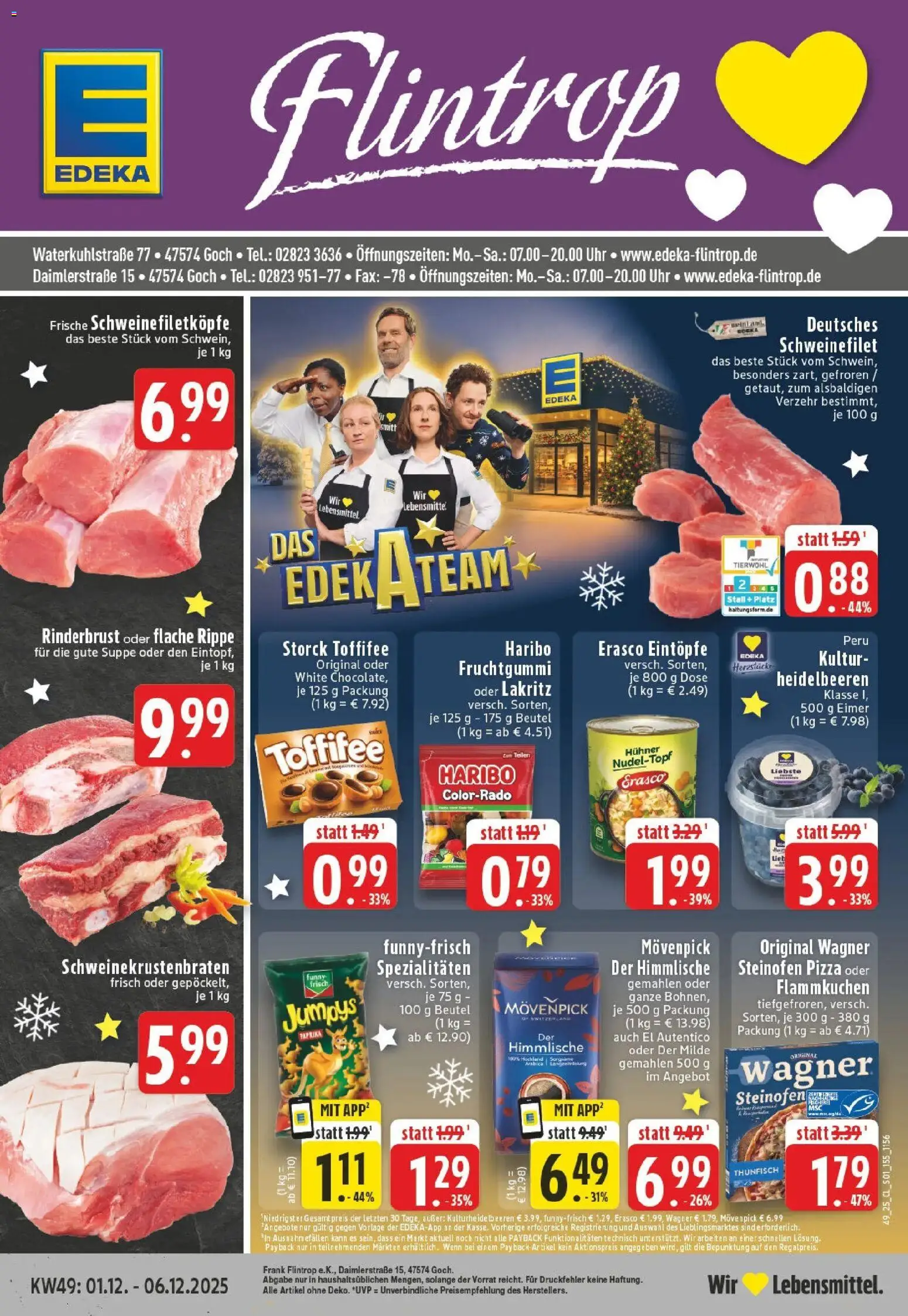 Vorschau von dem Prospekt des Geschäftes Edeka, gültig ab dem 01.12.2025