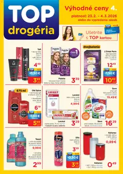 Náhľad TOP Drogéria letáku platného od 23.02.2026