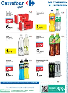 Anteprima dell'opuscolo Volantino Iper - Coca-Cola dal negozio Carrefour valido da 27/01/2026