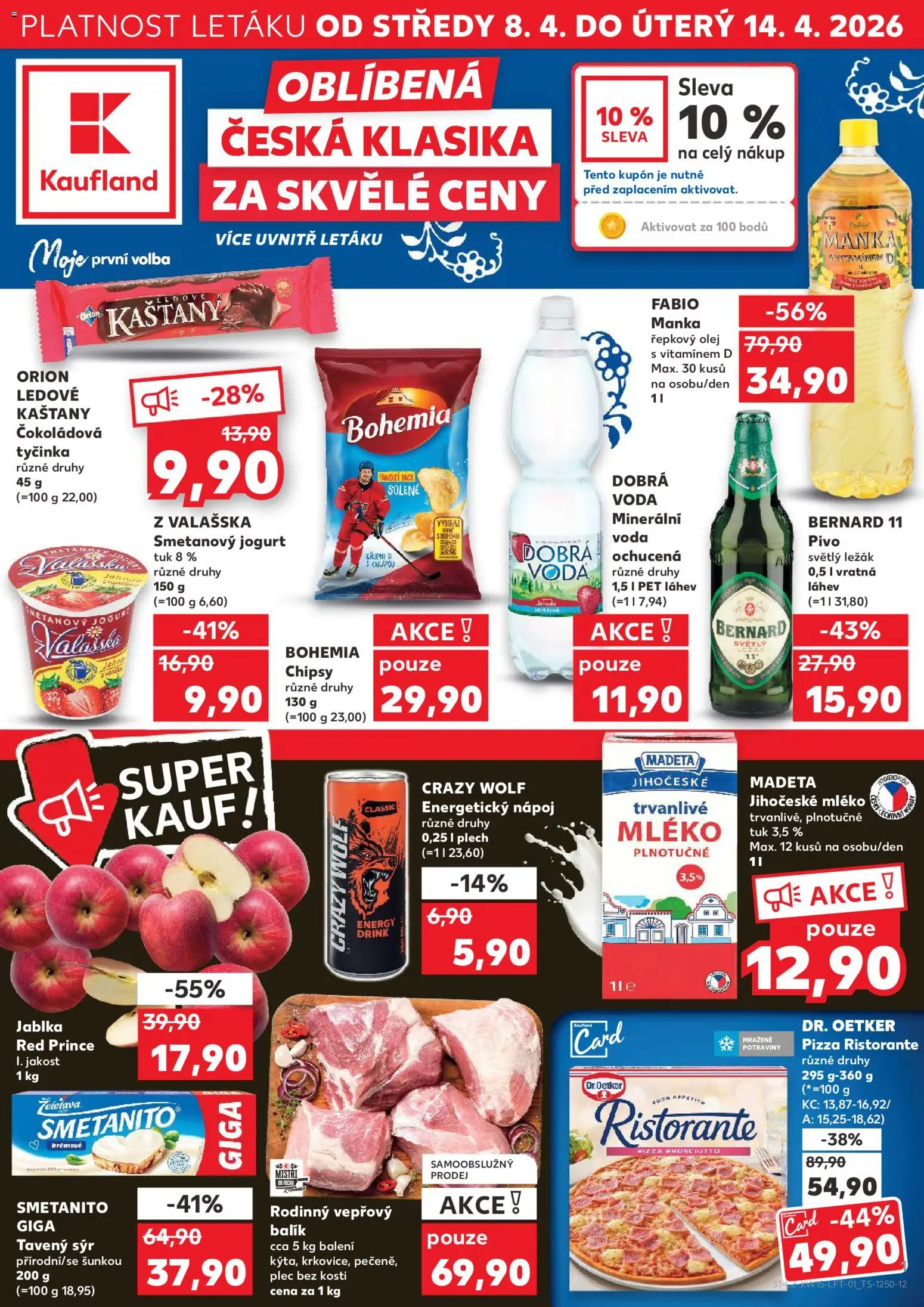Náhled nabídky: Kaufland Kaufland leták - Plzeň Bory platný od 08.04.2026