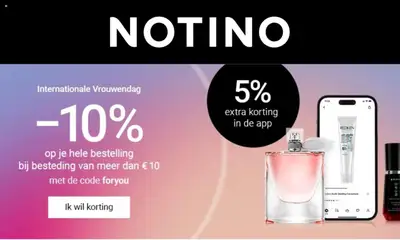 Voorbeeld van Notino van winkel Aanbiedingen geldig vanaf 23-02-2026