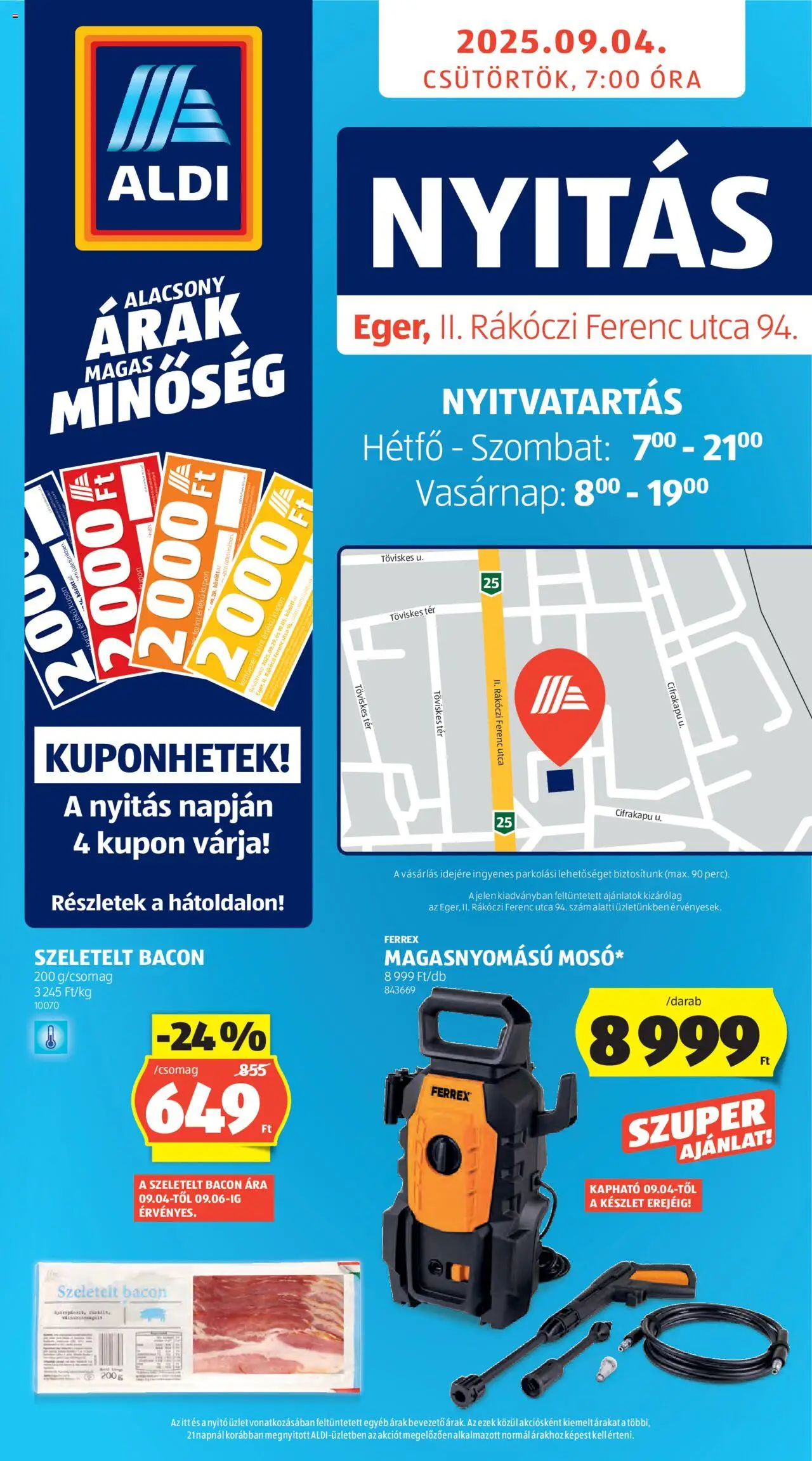 Aldi aktuális szórólap, érvényes 2025.09.04.-től - 1 oldal