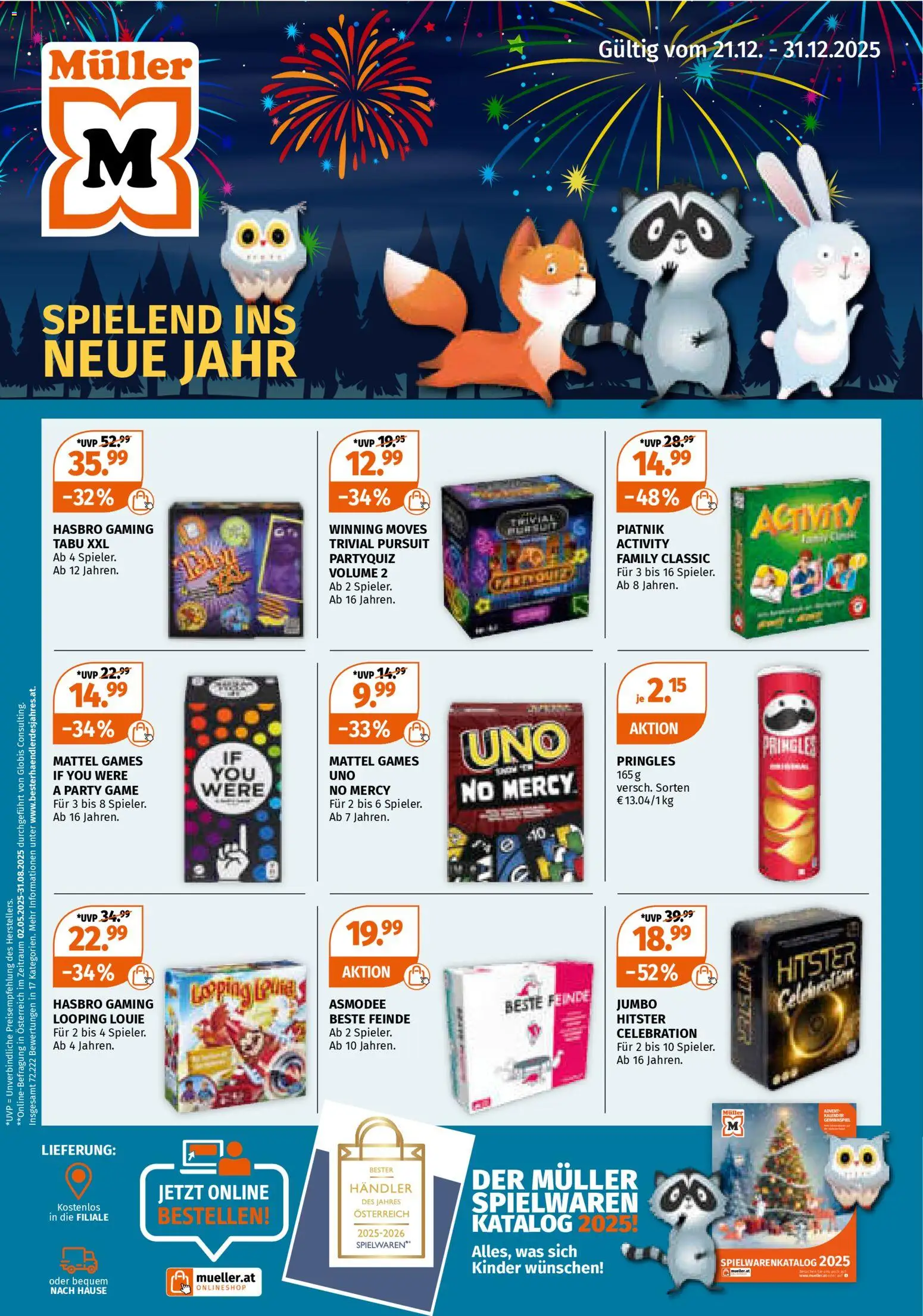Vorschau der Angebote: Müller Spielend Ins Neue Jahr gültig ab 21.12.2025